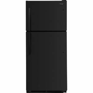 Frigidaire FRTD2021AB 20.5 Cu. Ft. Top Freezer Refrigerator in Black view 1