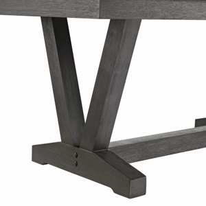 Everdeen Charcoal Dining Table view 4