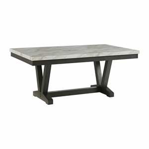 Everdeen Charcoal Dining Table view 1