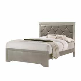 Amalia Silver King Bed