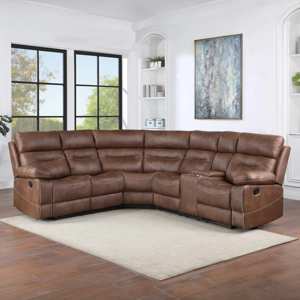 Rudger Brown 3PC Manual Reclining Sectional view 3