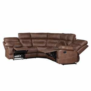 Rudger Brown 3PC Manual Reclining Sectional view 10