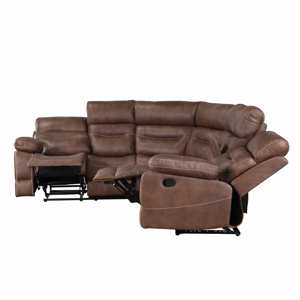Rudger Brown 3PC Manual Reclining Sectional view 4