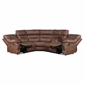 Rudger Brown 3PC Manual Reclining Sectional view 8