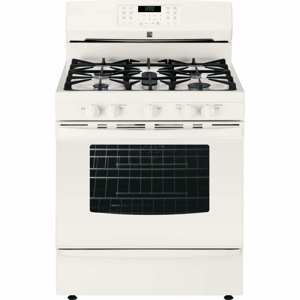 Kenmore 74334  5.6 cu. ft. Gas Range w/ True Convection Oven - Bisque view 1