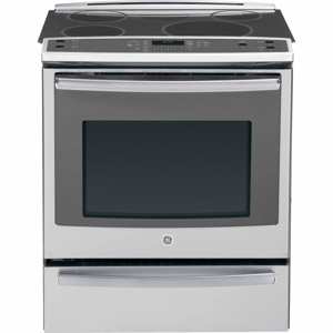 GE Profile Series PHS920SFSS  5.3 cu. ft. Slide-In Induction Range w/ True Convection - Stainless Steel view 1