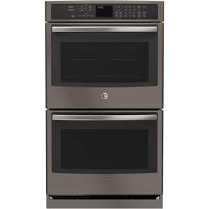 GE Profile Series PT7550EHES  30" Electric Double Wall Oven w/ True Convection - Slate view 1