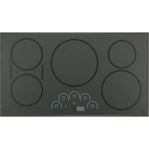 GE Cafe Series CHP9536SJSS  36" Built-In Touch Control Induction Cooktop - Stainless Steel view 3