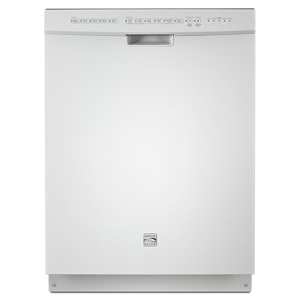 Kenmore Elite 14742 24" Built-In Dishwasher with Turbo Zone - White view 1