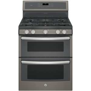GE Profile Series PGB960EEJES 6.8 cu. ft. Freestanding Gas Range w/ Double Convection Oven - Slate view 1