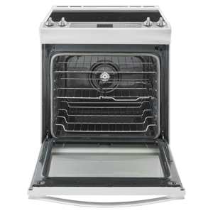 Whirlpool WEE745H0FH  6.4 cu. ft. Slide-in Electric Range w/ True Convection – White view 3