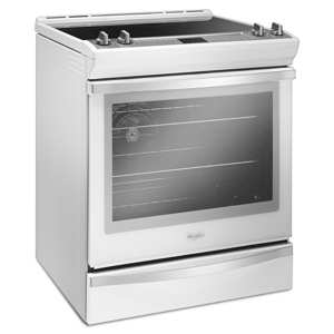 Whirlpool WEE745H0FH  6.4 cu. ft. Slide-in Electric Range w/ True Convection – White view 2