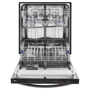 Whirlpool WDT750SAHV 24" Built-In Dishwasher w/ TotalCoverage Spray Arm - Fingerprint Resistant Black Stainless Steel view 3
