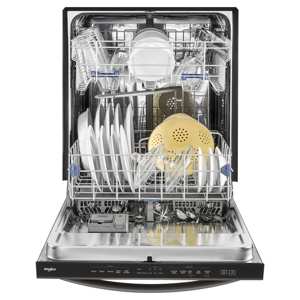 Whirlpool WDT750SAHV 24" Built-In Dishwasher w/ TotalCoverage Spray Arm - Fingerprint Resistant Black Stainless Steel view 4