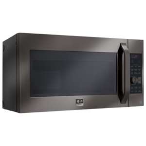 LG STUDIO LSMC3089BD 1.7 cu. ft. Over-the-Range Convection Microwave – Black Stainless view 3