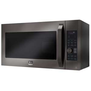 LG STUDIO LSMC3089BD 1.7 cu. ft. Over-the-Range Convection Microwave – Black Stainless view 4