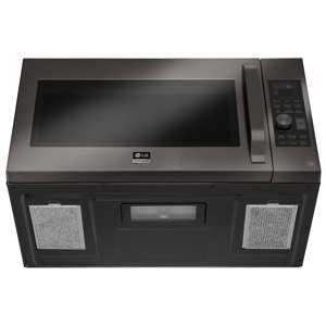 LG STUDIO LSMC3089BD 1.7 cu. ft. Over-the-Range Convection Microwave – Black Stainless view 7