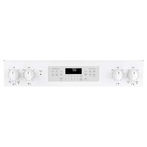 GE Appliances JS760DLWW 30" Slide-In Electric Convection Range - White view 2