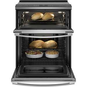 GE Profile Series PS960SLSS 30" Slide-In Electric Double Oven Convection Range - Stainless Steel view 4