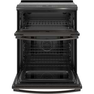 GE Profile Series PS960BLTS 30" Slide-In Electric Double-Oven Convection Range - Black Stainless Steel view 2