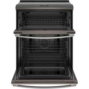 GE Profile Series PS960ELES 30" Slide-In Electric Double Oven Convection Range - Slate view 2