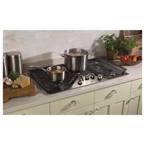 GE Appliances JGP5036SLSS 36" Built-In Gas Cooktop - Stainless Steel view 5