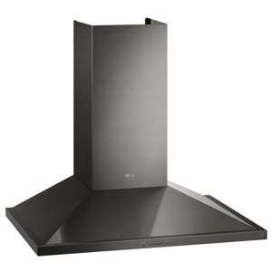 LG STUDIO LSHD3089BD 30" Wall Mount Wi-Fi Enabled Range Hood - Black Stainless view 2