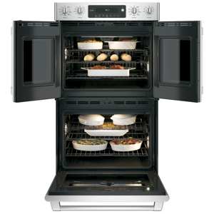 GE Cafe Series CT9570SLSS 30" Built-In Double Wall Oven with Convection - Stainless Steel view 4