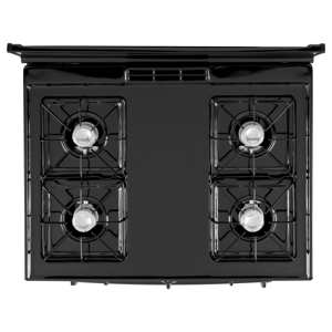 Hotpoint RGBS100DMBB 30" Free-Standing Gas Range - Black view 2