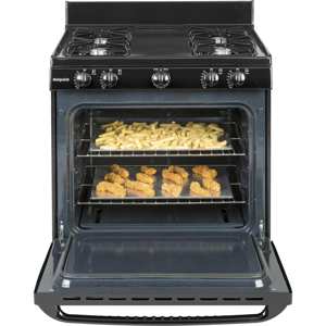 Hotpoint RGBS100DMBB 30" Free-Standing Gas Range - Black view 6
