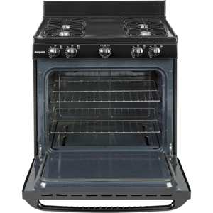 Hotpoint RGBS100DMBB 30" Free-Standing Gas Range - Black view 5