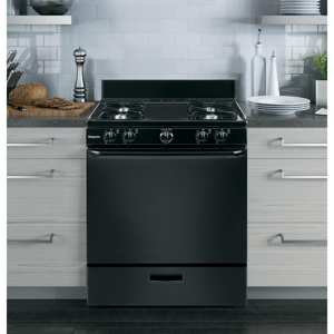 Hotpoint RGBS100DMBB 30" Free-Standing Gas Range - Black view 3