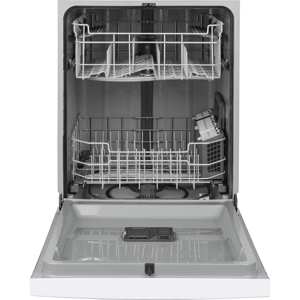 GE Appliances GDF530PGMWW 24" Built-In Dishwasher with Front Controls - White view 4