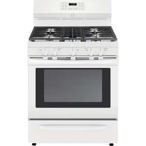 Kenmore 74452 5 cu. ft. Gas Range with Convection - White view 1