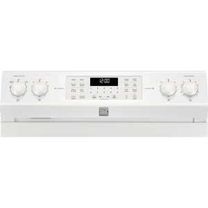 Kenmore Elite 92652 6.1 cu. ft. Electric Range with Dual True Convection - White view 2