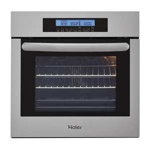 Haier HCW2360AES 24" 2.0 Cu. Ft. Single True European Convection Oven - Stainless view 1