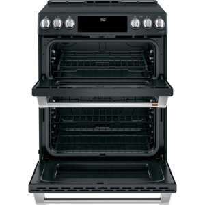 GE Cafe CHS950P3MD1 30" Slide-In Front Control Induction and Convection Double Oven Range - Matte view 3