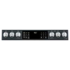 GE Cafe CHS950P3MD1 30" Slide-In Front Control Induction and Convection Double Oven Range - Matte view 4