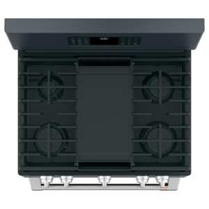 GE Cafe CGB500P3MD1 30" Freestanding Gas Oven with Convection Range - Matte Black view 3