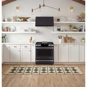 GE Cafe C2S900P3MD1 30" Slide-In Dual Fuel Convection Range w/ Warming Drawer -Matte Black view 5