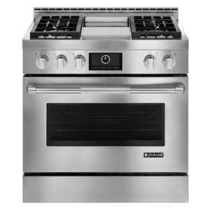 Jenn-Air JGRP536WP 36" Pro-Style Stainless Gas Range w/ Griddle and Convection view 1