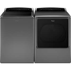 Whirlpool WTW8500DC 5.3 Cu. Ft. Cabrio® Top Load Washer w/ Intuitive Touch Controls - Chrome Shado view 3