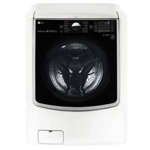 LG WM9000HWA 5.2 cu. ft. Smart Front-Load Washer with TurboWash – White view 1