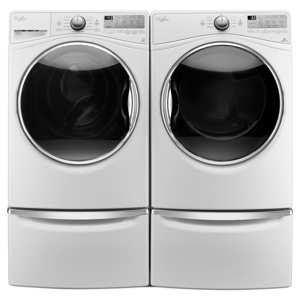 Whirlpool WGD92HEFW  7.4 Cu. Ft. Gas Dryer w/ Advanced Moisture Sensing - White view 2