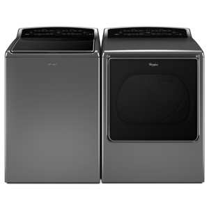 Whirlpool WTW8700EC  5.3 cu. ft. Smart Cabrio® Top Load Washer w/ Laundry App - Chrome Shadow view 5