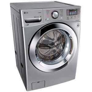 LG WM3670HVA  4.5 cu. ft. Ultra Large Capacity Front Load Washer w/ Steam Technology – Graphite Steel view 3