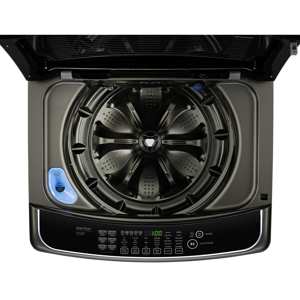 LG WT1901CK  5 cu. ft. Smart Wi-Fi Enabled Front-Control Top-Load Washer w/ TurboWash® – Black Stainless view 6