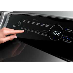 Whirlpool WGD8700EC 8.8 Cu. Ft. Smart Cabrio® Gas Dryer w/ Laundry App - Chrome Shadow view 2