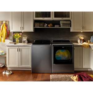 Whirlpool WGD8700EC 8.8 Cu. Ft. Smart Cabrio® Gas Dryer w/ Laundry App - Chrome Shadow view 5