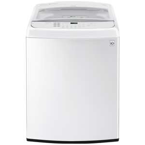 LG WT1901CW 5 cu. ft. Smart Top-Load Washer with TurboWash – White view 1